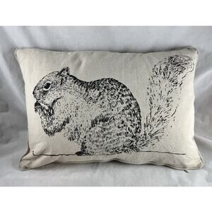 Thro Home by Marlo Lorenz Squirrel Theme Statement Graphic Pillow 13x19